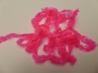 Super Blob Ice Chenille 10 mm - 127 Fluo Coral